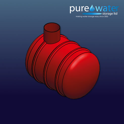 PU-F-6000-HVY Underground Fire Water Tank 6000L (Heavy Duty)