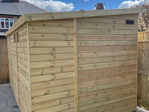#P061 14x8 Pent Shed