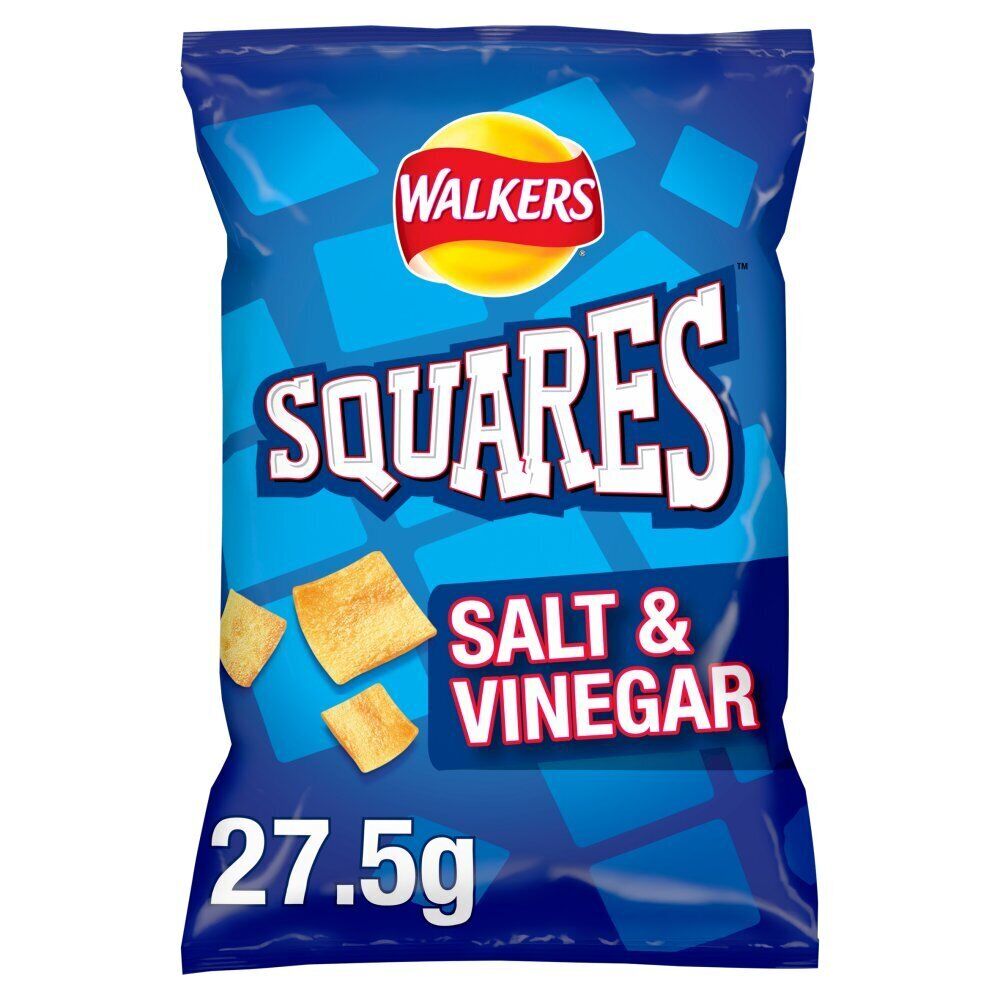 Walkers Squares Salt & Vinegar