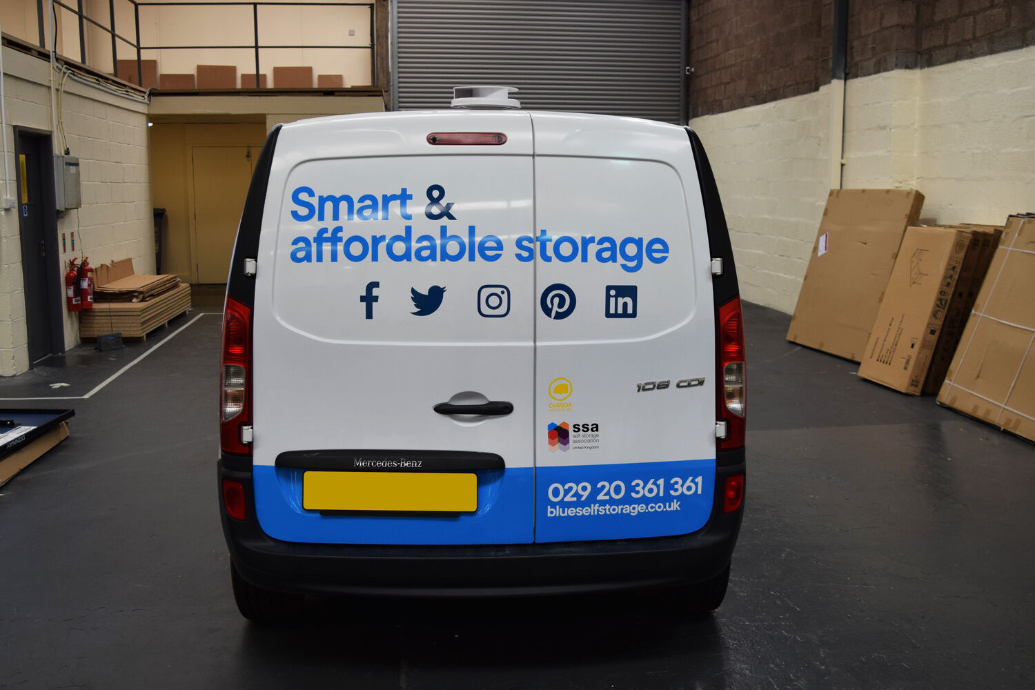 Blue Self Storage - 4x Mercedes Citan