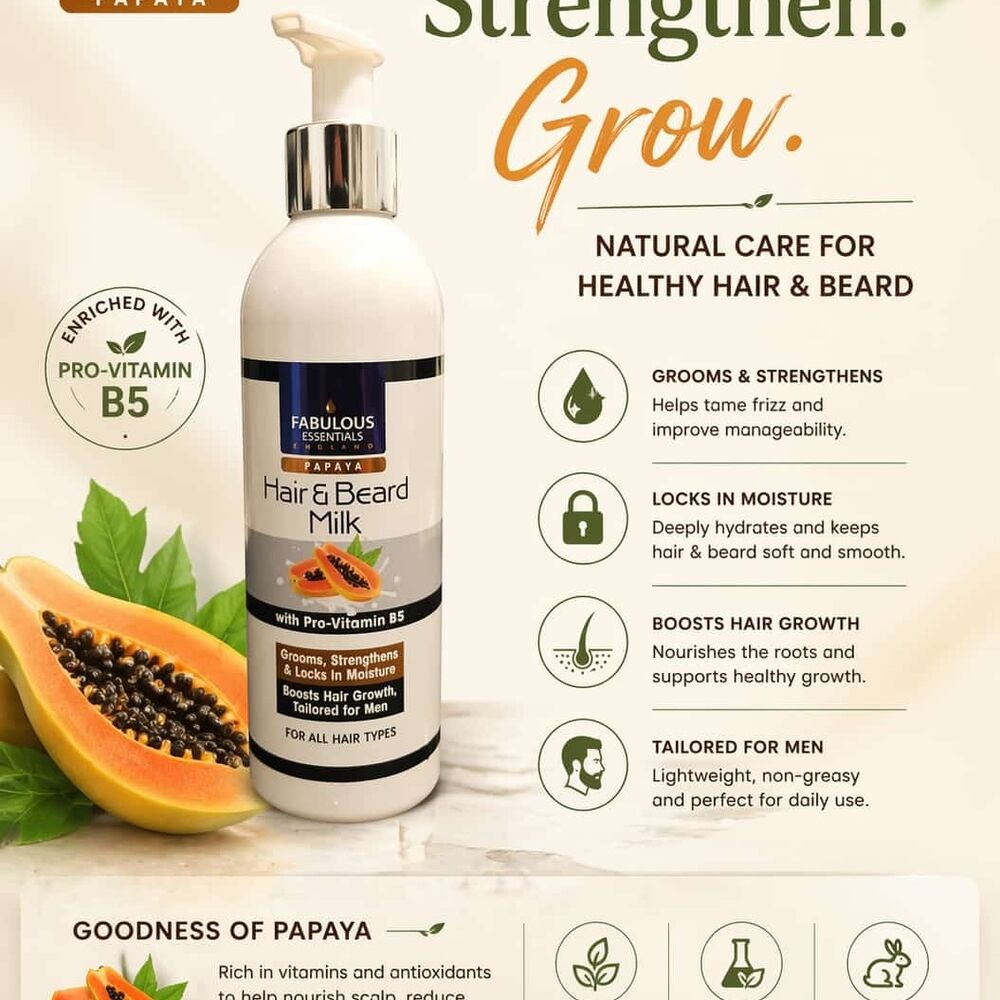 Papaya Hair & Beard Milk
