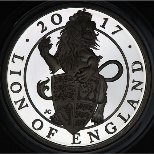 Queen beasts silver proof FDC 2017 ‘ The Lion of England’