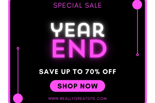 End of year sale