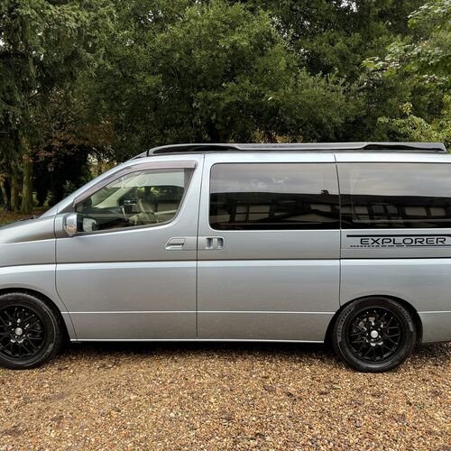 2005 Nissan Elgrand Camper Van 3.5 V6 - Blue - ProConversion - 1 UK Owner 8yrs