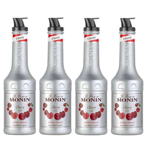 Case of Cherry Purée by Monin 4 x 1 Litre