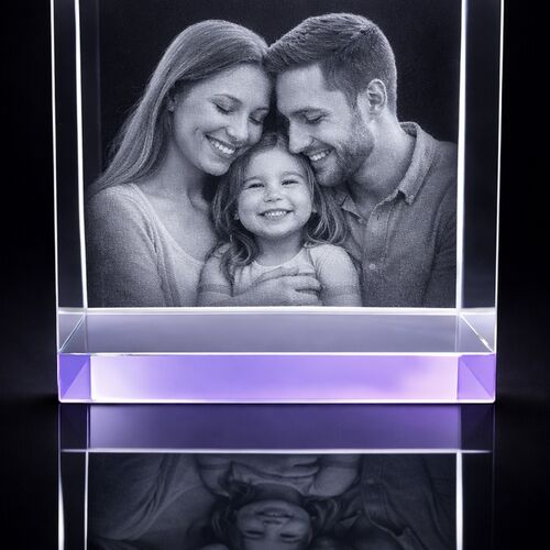 The New Superb Duloch HINT OF LILAC  12x8x6cm Crystal Block