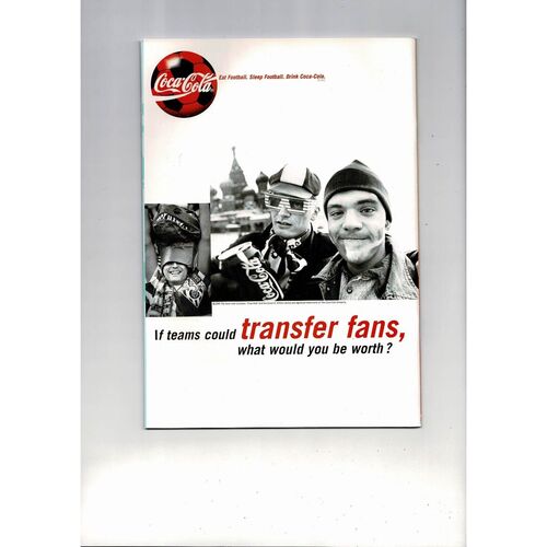 Euro 96 Qtr Final Group A & B Football Programme