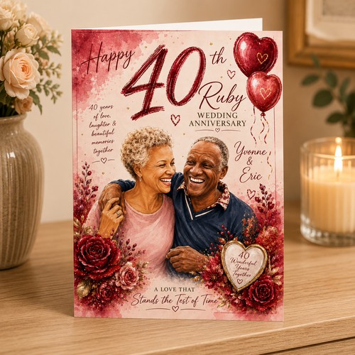 Photo Anniversary Cards