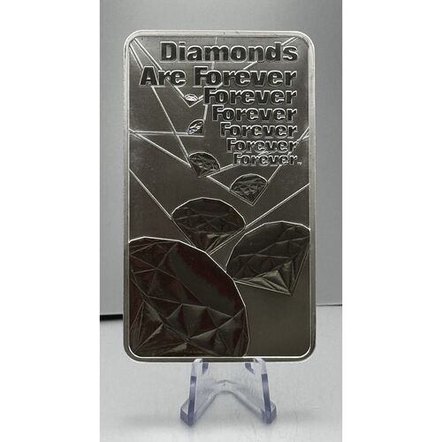 10 ounce James Bond Diamonds are forever bar