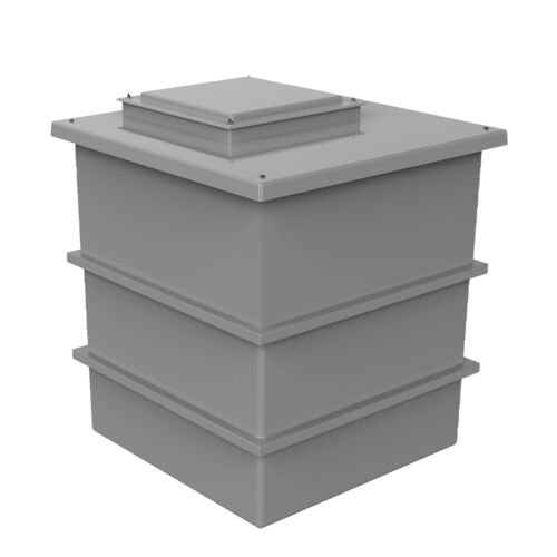 PW1220.UN 1220 Litre One Piece Un-insulated Tank