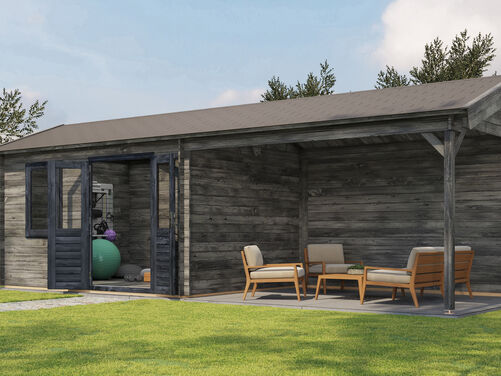 400cm x 300cm + 400cm Veranda