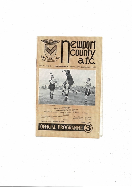 Football Programmes being listed today