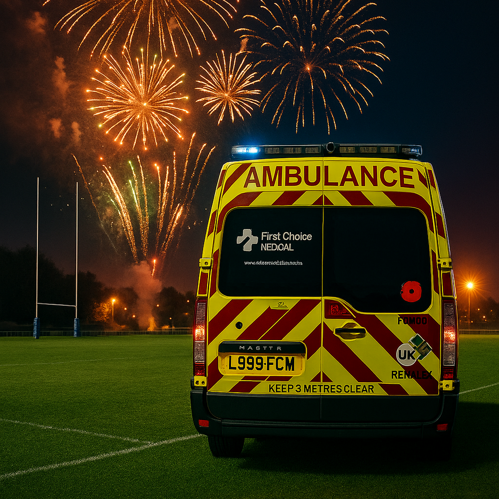 Last-Minute Medical Cover at Swansea Bonfire Night