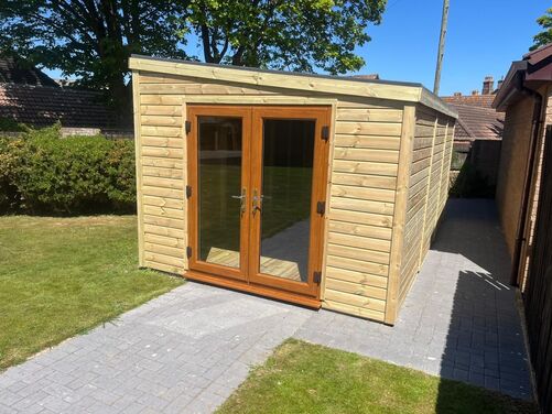 #PVC105 16x10 Pent Workshop/Summer House
