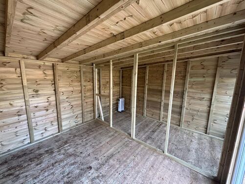 #PVC057 13x13 Pent Summer House