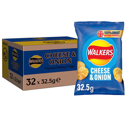 Walkers Cheese & Onion Crisps