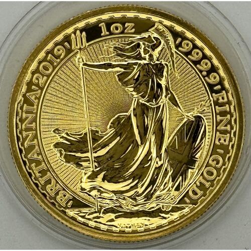 2019 1 ounce gold Britannia coin