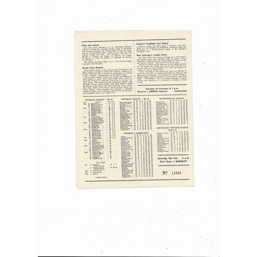 1957/58 West Ham United v Stockport County FA Cup Football Programme