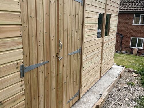 #P071 14x10 Pent Shed