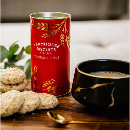 Toasted Coconut Tube by Farmhouse Biscuits 100g