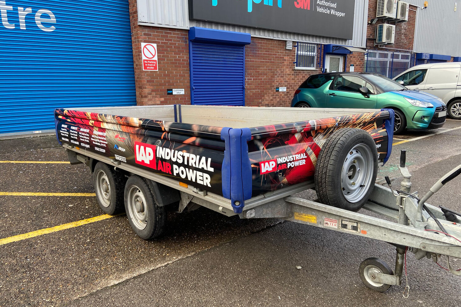 Industrial Air Power - Flatbed Trailer