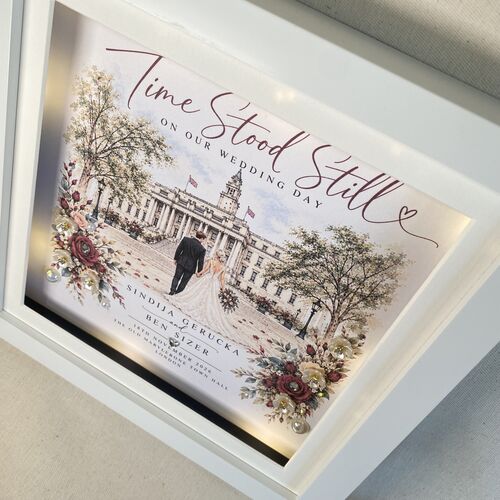 Personalised Wedding Venue Frame