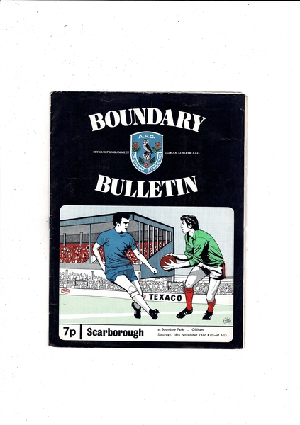 Football Programmes being listed today