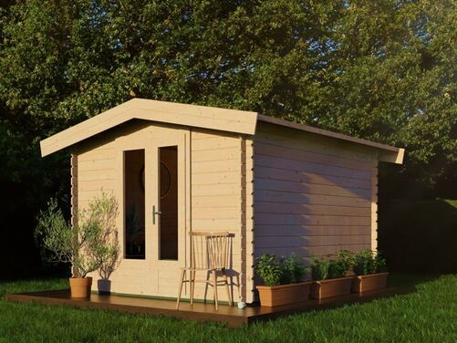 3.0mtr x 3.0mtr Apex Log Cabin Style building