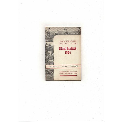 Doncaster Rovers Official Football Handbook 1954