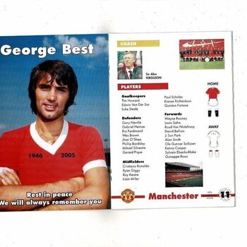 SL Benfica v Manchester United Champions League Football Programme & Official Match Souvenir Magazine 2005/06