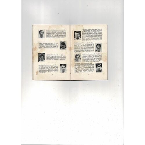 Tottenham Hotspur Football Handbook 1968/69