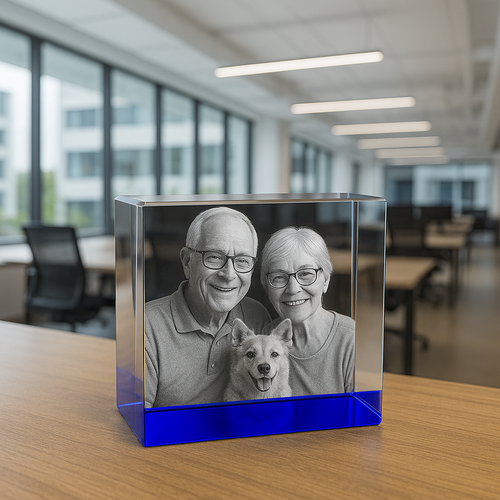 The Rio Super 3D Deluxe XX Large Ocean Blue Crystal Block