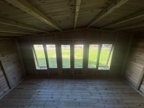 20x10 Apex Summer House Combi
