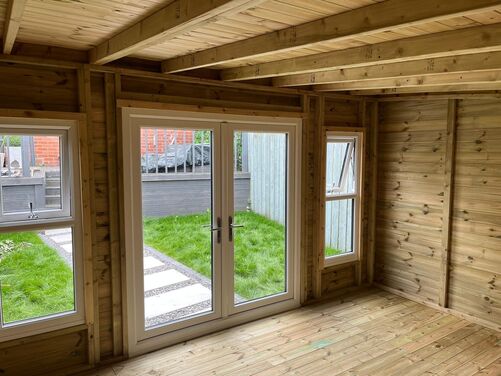 #PVC047 14x12 Pent Summer House