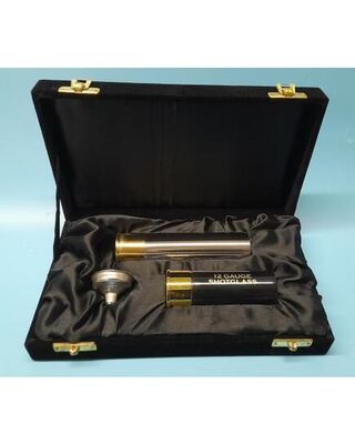 Cartridge Flask, shot glass and funnel gift box