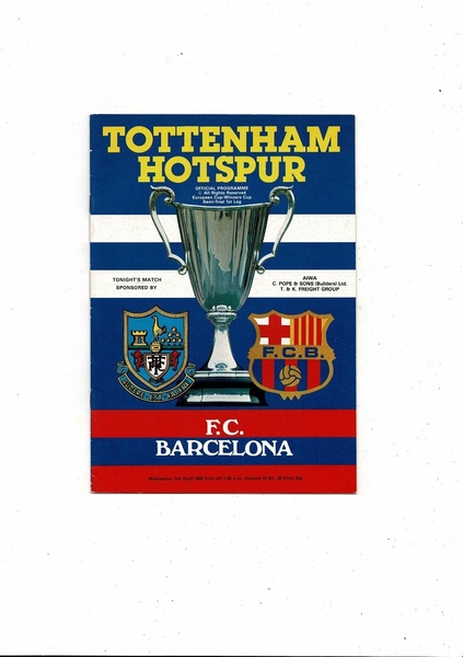 Football Programmes being listed today