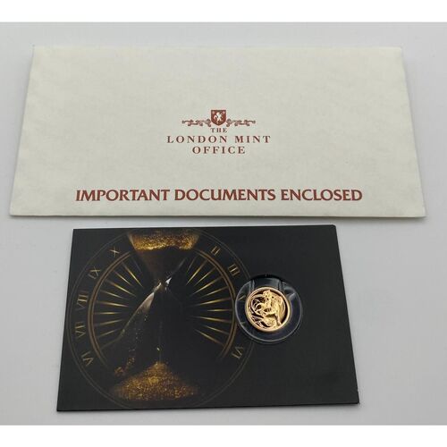 2024 Brilliant Uncirculated 1/4 Sovereign - 1.99 22k Gold