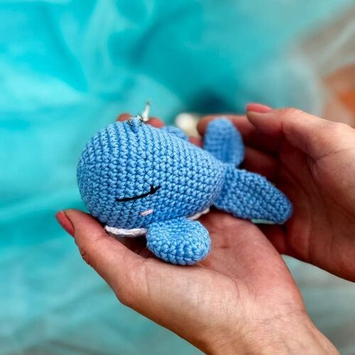 Knitty Critters Sealife Keyrings - Whale
