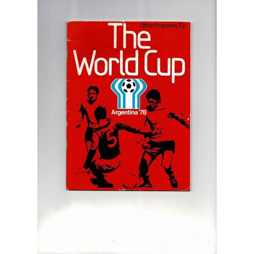 1978 World Cup Official Football Programme