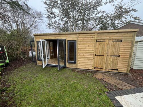 20x10 Pent Summer House