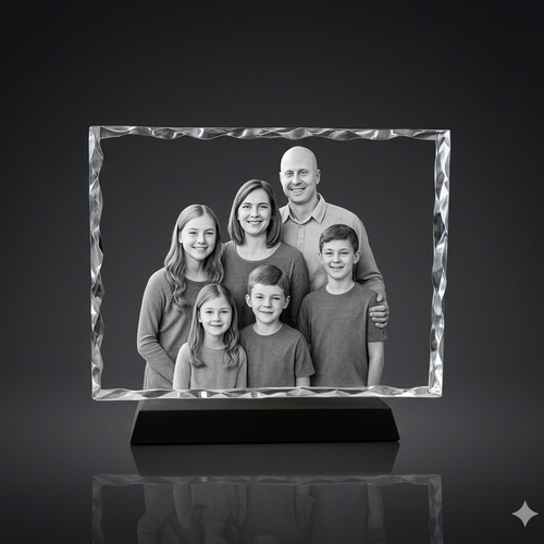 3D Staffa Scallop Edge Photo Frame Large 300x200x25mm