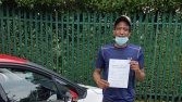 Faruk Passed his driving test