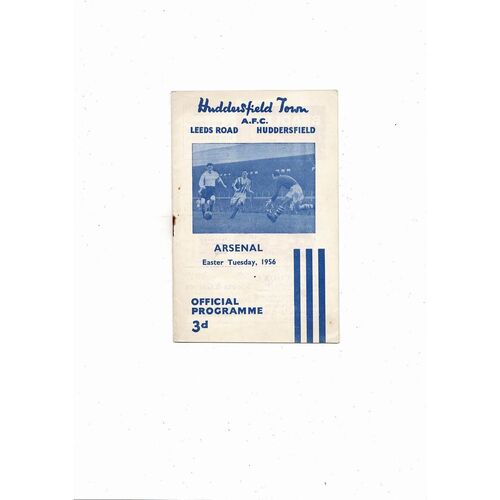 1955/56 Huddersfield Town v Arsenal Football Programme