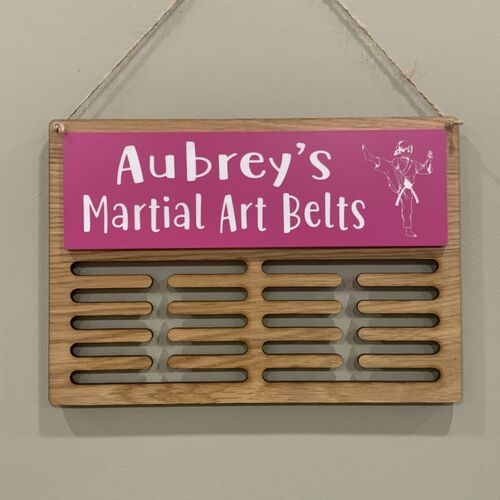 Customised Martial Arts Medal Hanger | Custom Medal Display Rack | Sports Medal Hanger