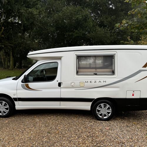 2007 Auto Sleeper Mezan Low Line 2 Berth Camper Van Peugeot Partner 2.0 HDi