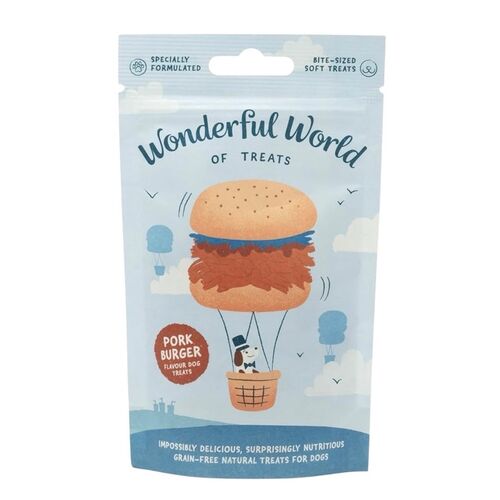 Wonderful World of Treats - Pulled Pork Burger 50g