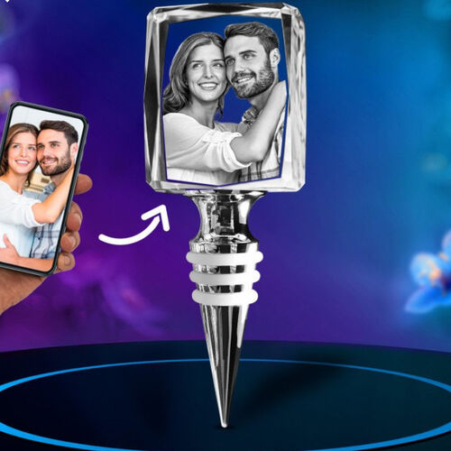 The Tiree 3D Crystal Wine Stopper