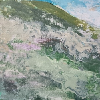 Spring on the cliff