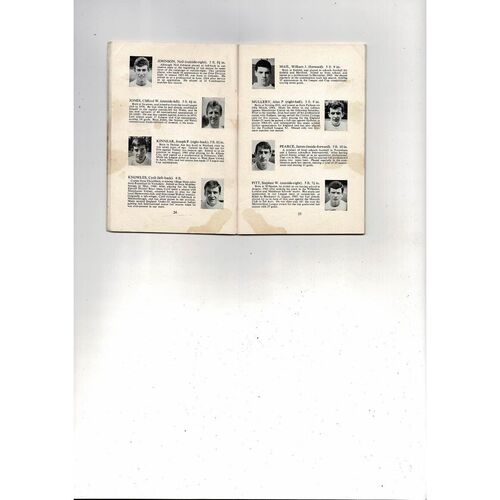 Tottenham Hotspur Football Handbook 1968/69