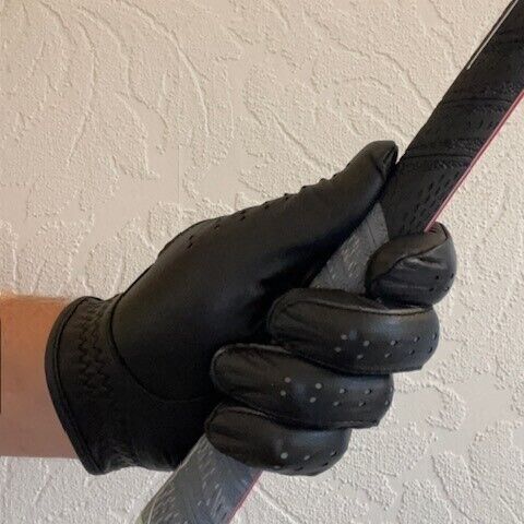 MEN´S - BLACK - FULL SOFT CABRETTA LEATHER